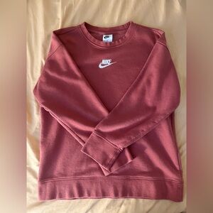 Nike Dusty Rose Crewneck Sweater with Classic Fit